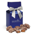 English Butter Toffee in Metallic Blue Gift Box